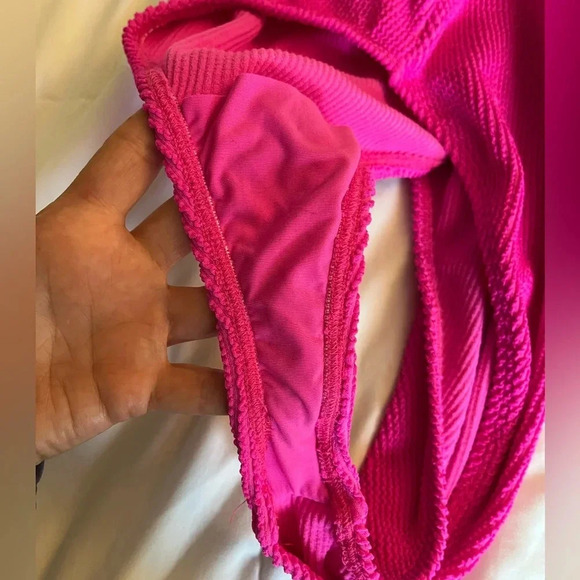 Good  American Size 5/6/2XL/ 3XL Hawaiian Pink Always Fits
One Piece Swimsuit. - Picture 8 of 11